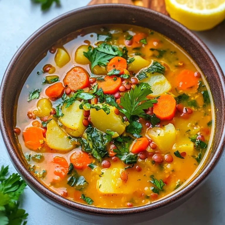Anti-Inflammatory Veggie Soup with Turmeric