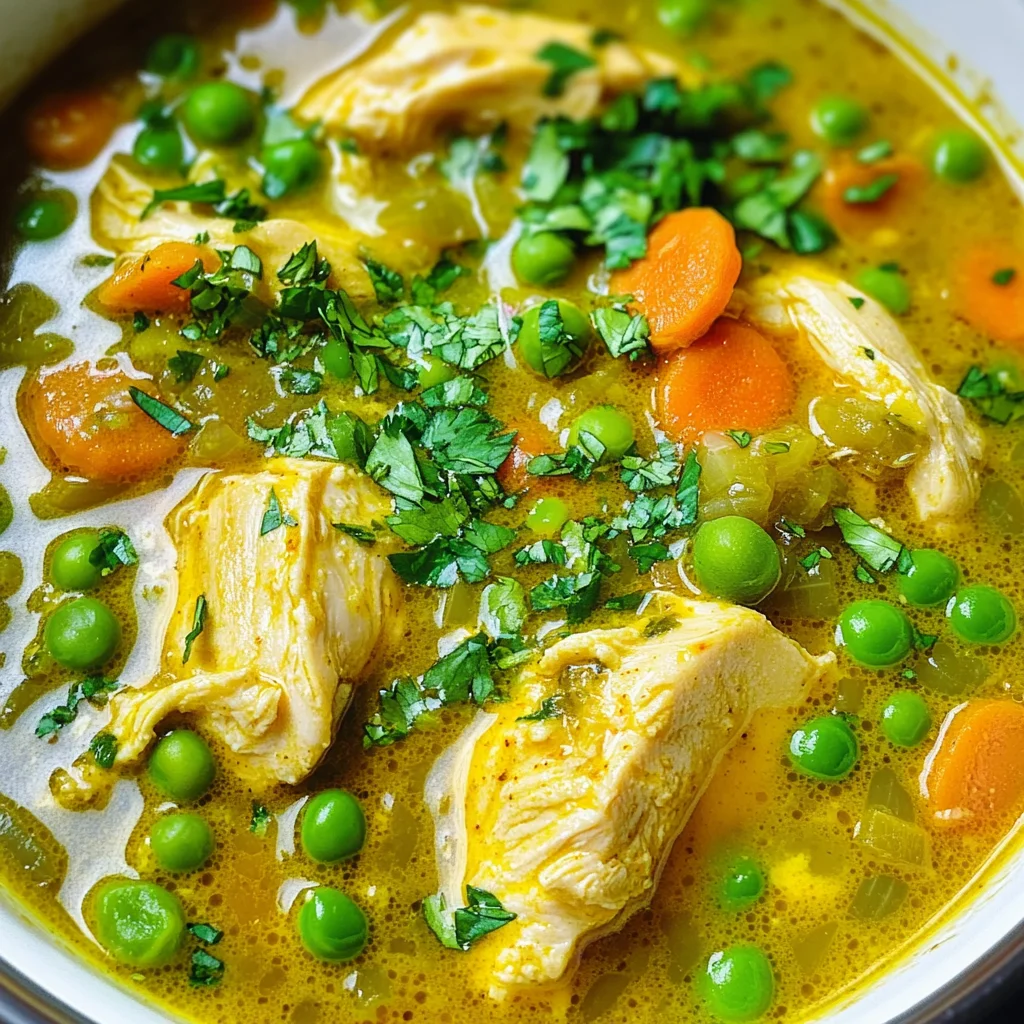 Anti Inflammatory Turmeric Chicken Soup