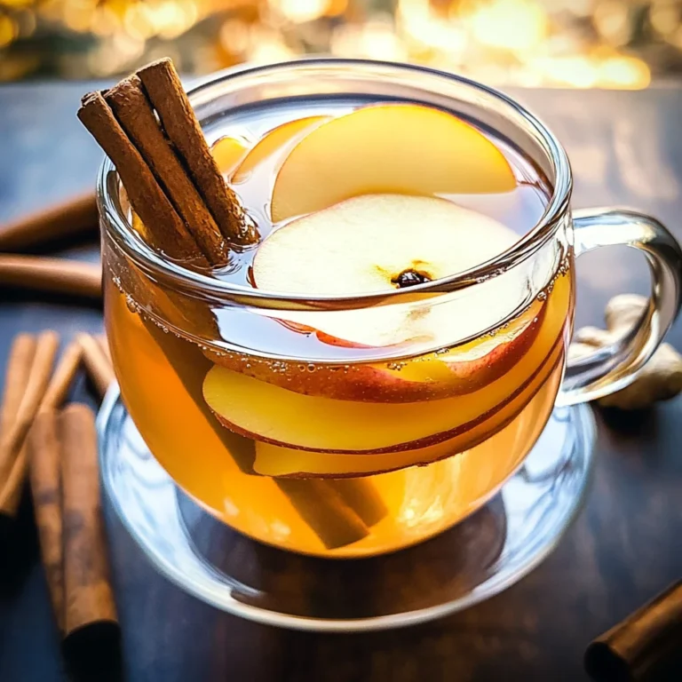 Apple Cinnamon Tea with Ginger