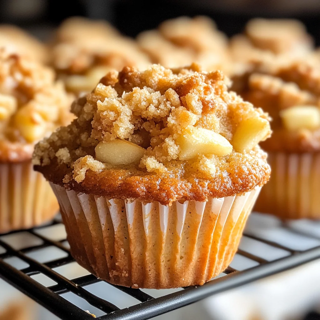 Apple Crumble Muffins
