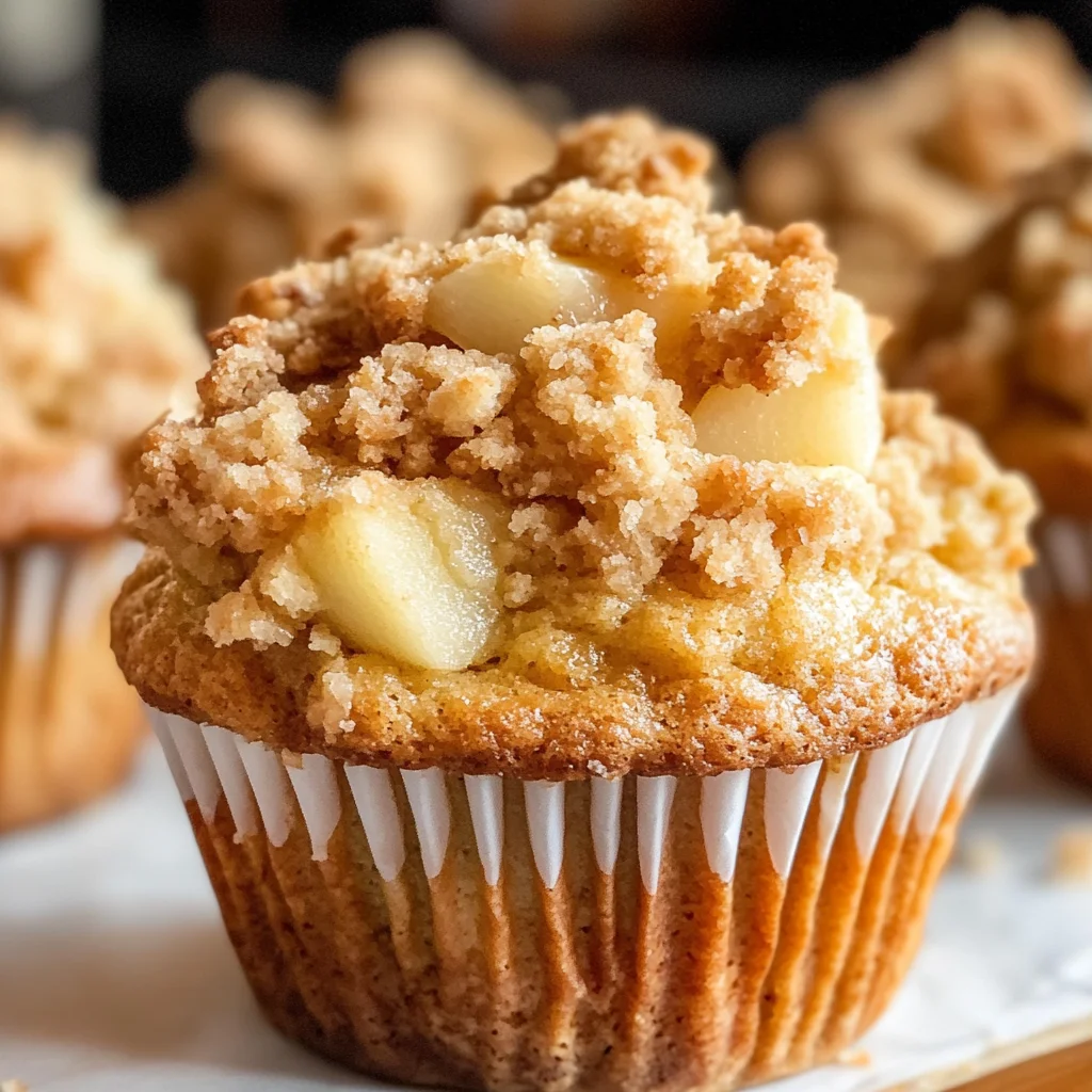 Apple Crumble Muffins