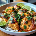 Baked Coconut Chili Chicken Thighs