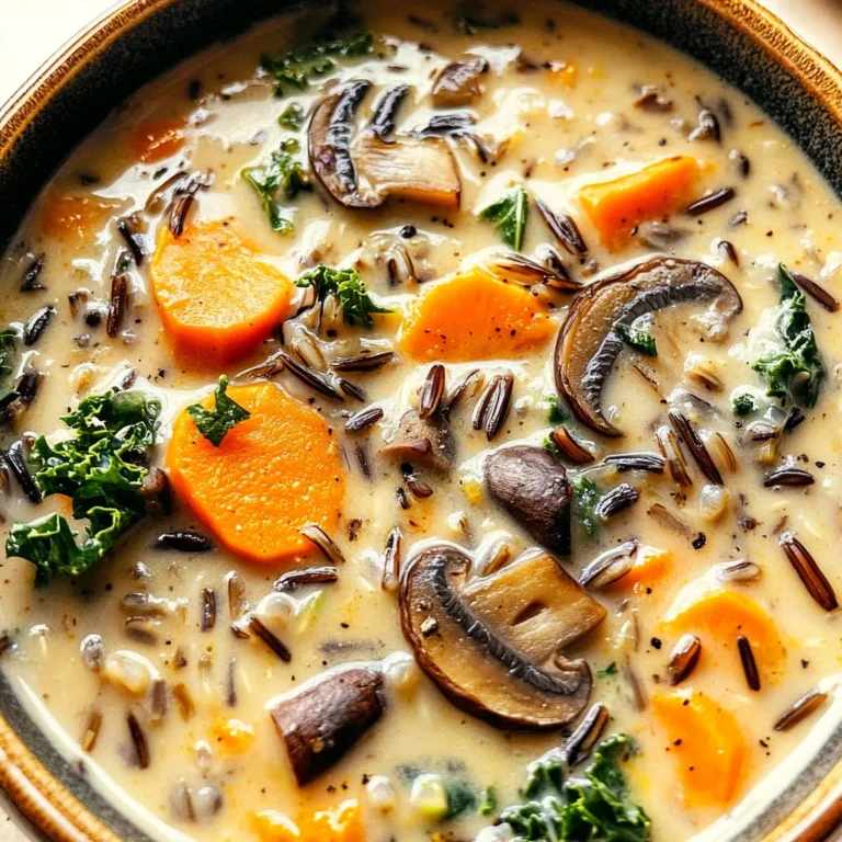 Cozy Autumn Wild Rice Soup