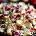 Cranberry Apple Coleslaw: A Delicious & Healthy Recipe