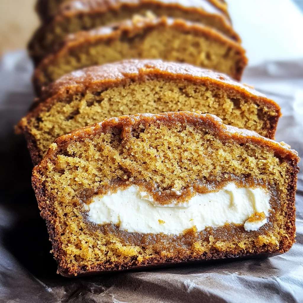 Cream Cheese-Filled Pumpkin Bread