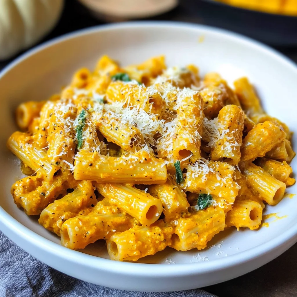 Creamy Parmesan Pumpkin Pasta