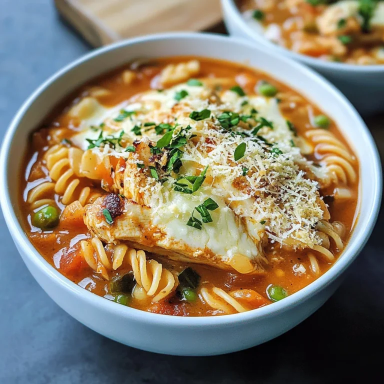 Crockpot Chicken Parmesan Soup Recipe