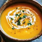 Easy Butternut Squash and Sweet Potato Soup