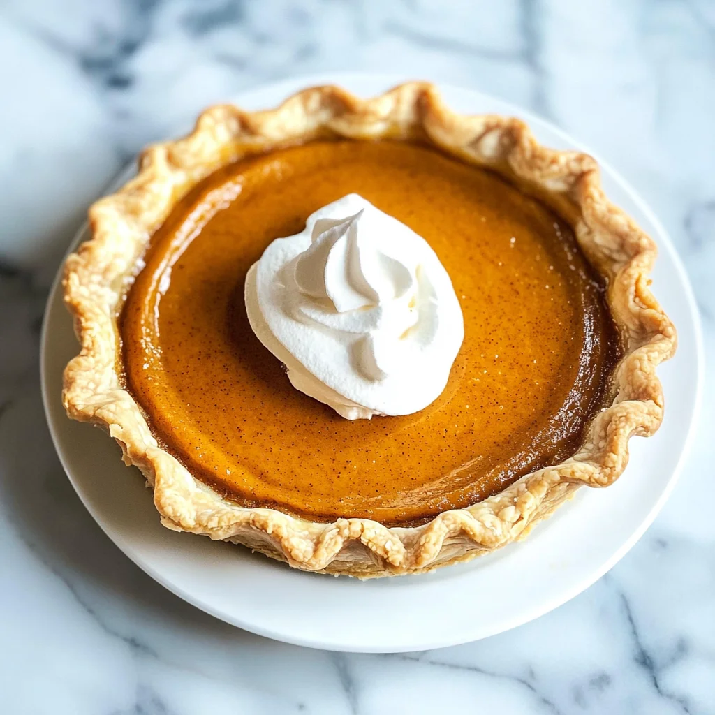 Easy Pumpkin Pie