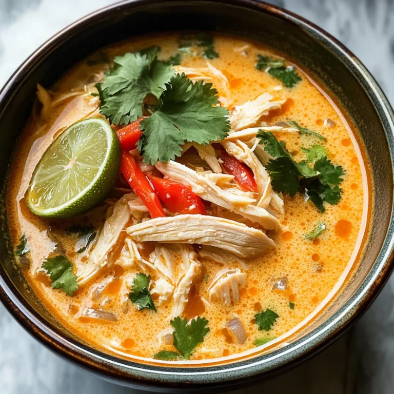 Easy Thai Coconut Chicken Soup
