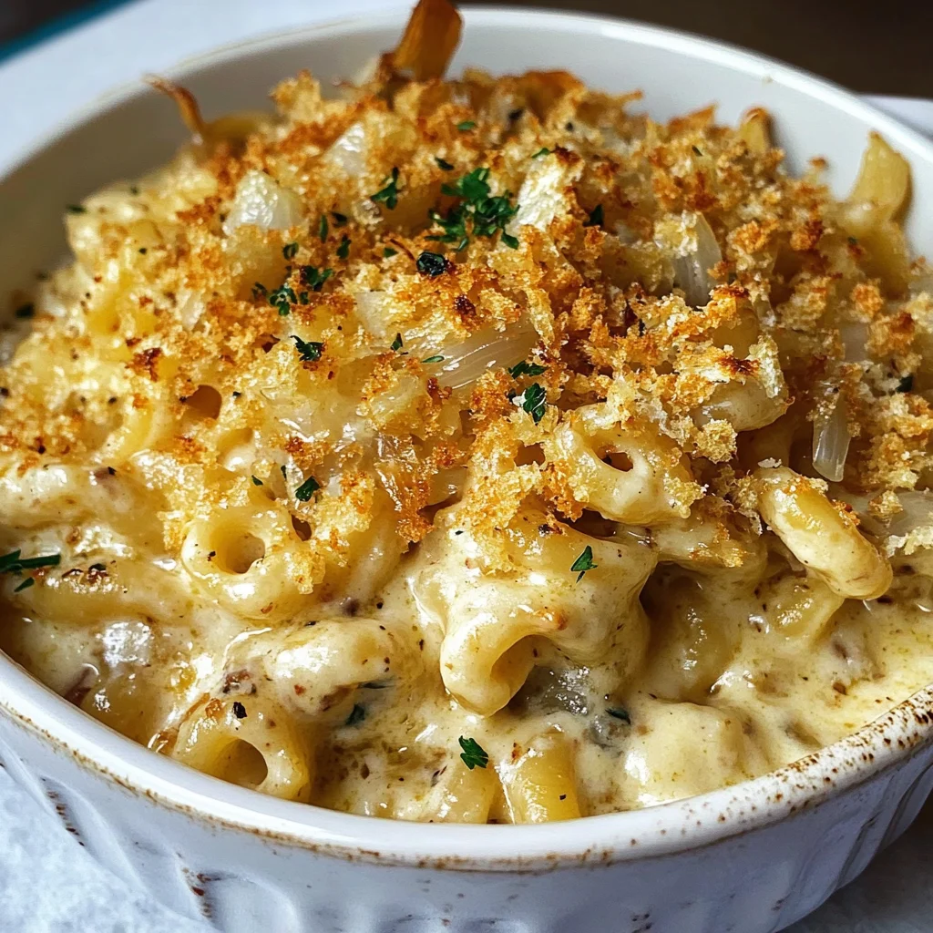 French Onion Soup Pasta Recipe