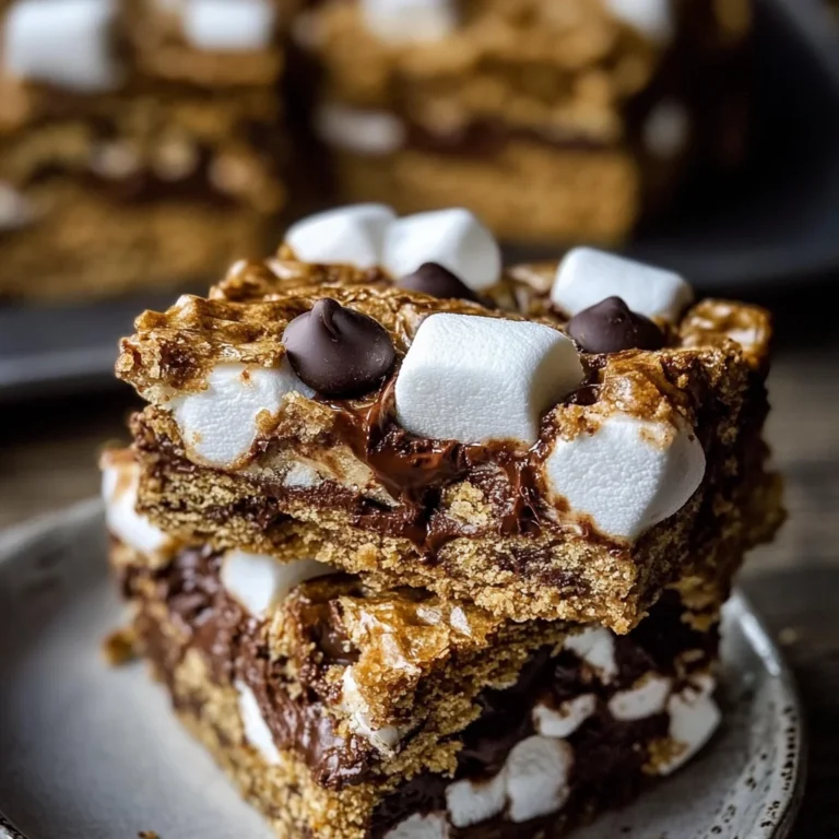 Golden Grachicken hams S'Mores Bars