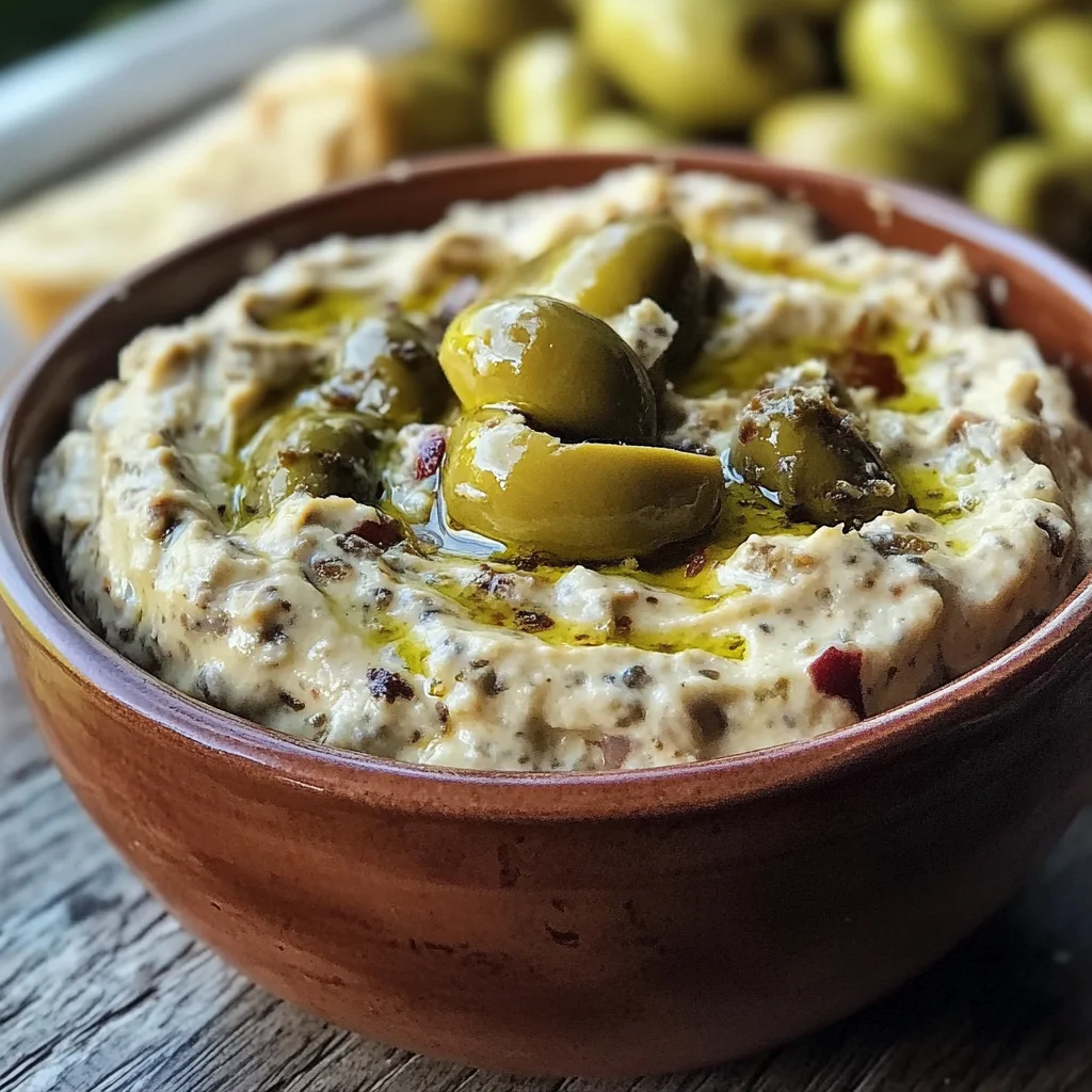 Green Olive Dip – Easy Creamy Party Favorite
