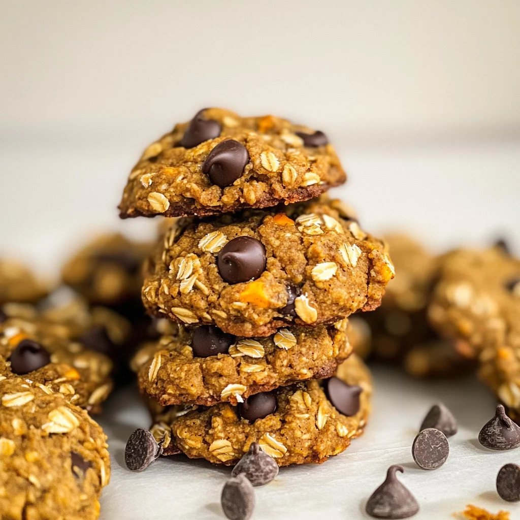 Healthy Pumpkin Oat Cookies