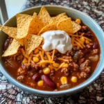 Hillbilly Chili and Cinnamon Rolls