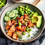 Honey Sriracha Salmon Bowls