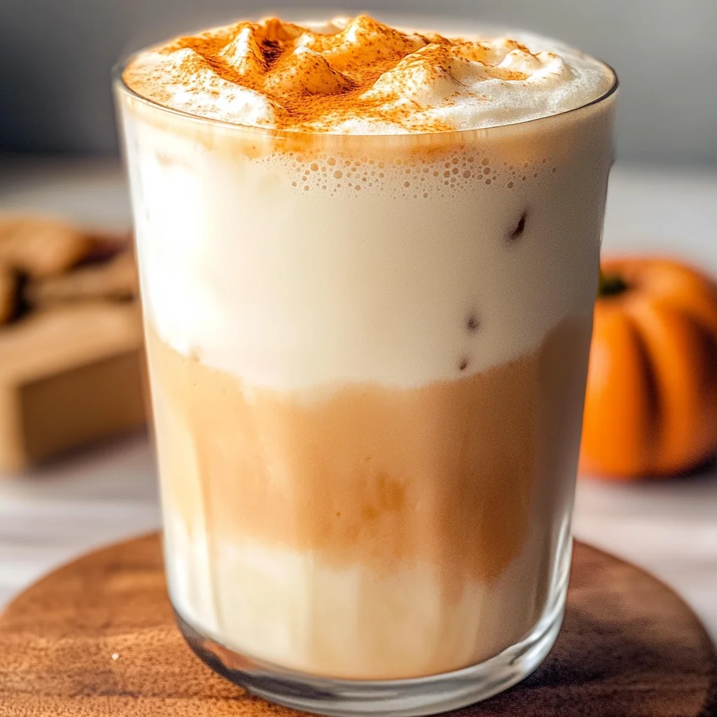 Iced Pumpkin Cream Chai Tea Latte (Starbucks Copycat)