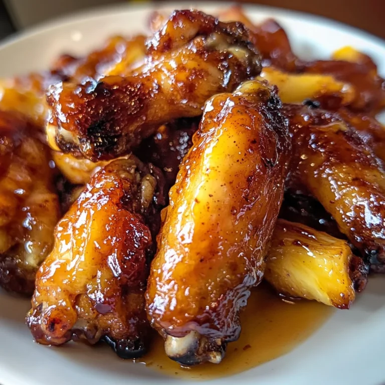 Irresistible Brown Sugar Pineapple Wings Chicken in 40 Minutes