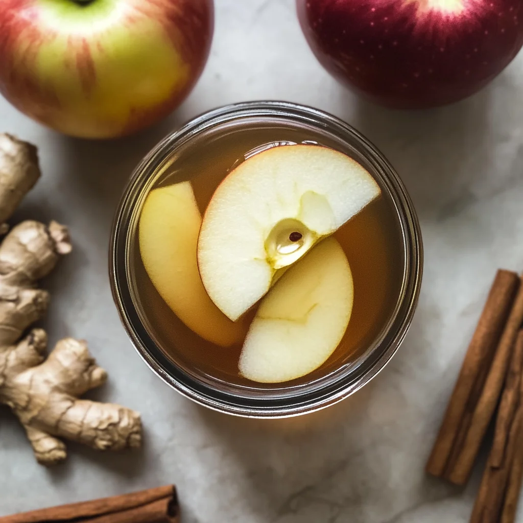 Korean Apple Tea with Ginger and Cinnamon (Saegwa Cha)