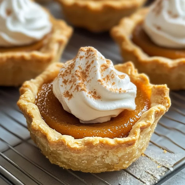 Mini Pumpkin Pies