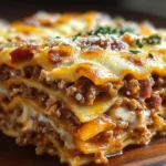 Parmesan Garlic Turkey Bacon Cheeseburger Lasagna Recipe