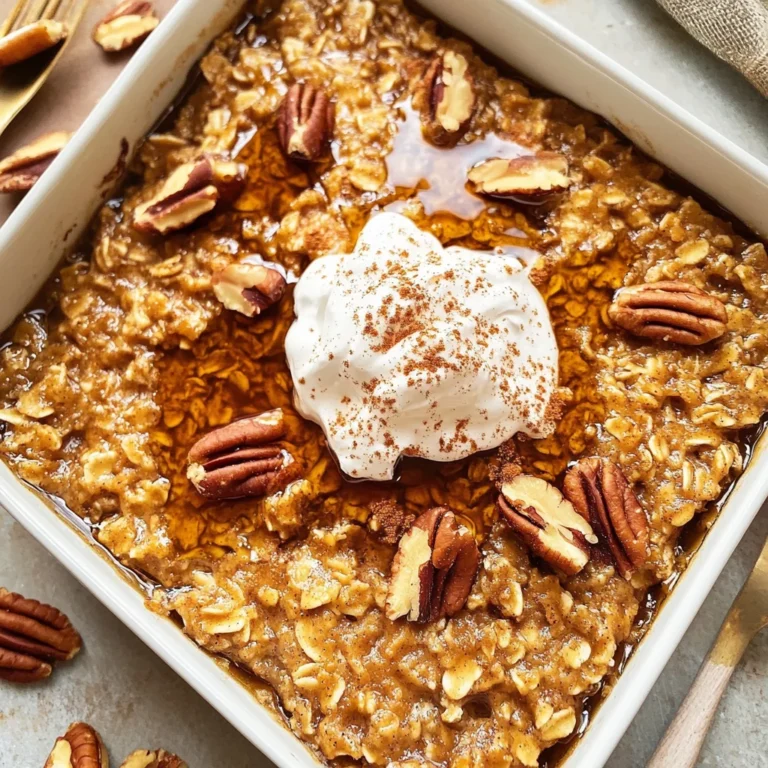 Pumpkin Baked Oatmeal