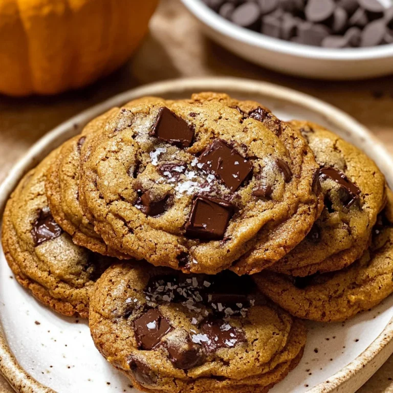 Pumpkin Chocolate Chip Cookies