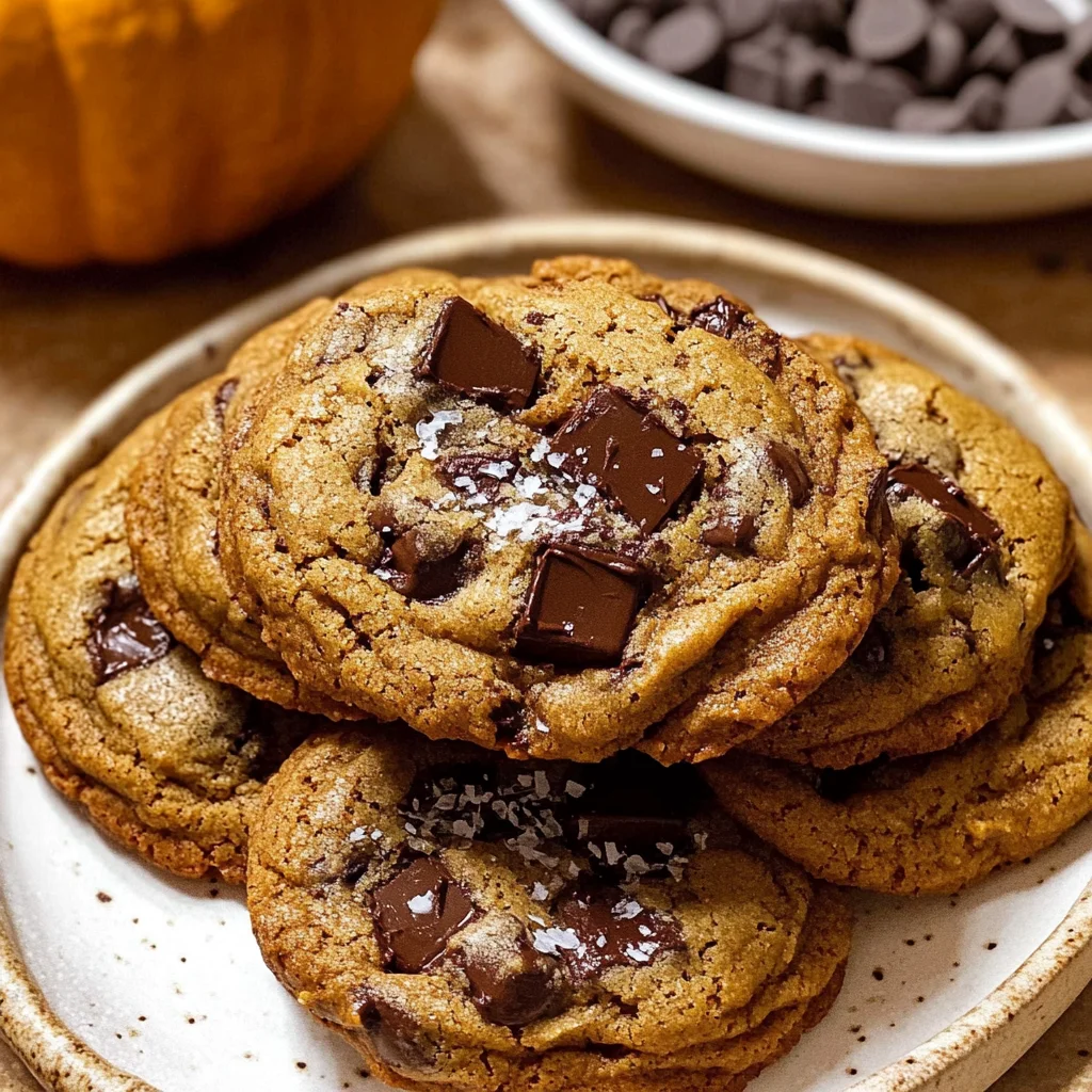 Pumpkin Chocolate Chip Cookies