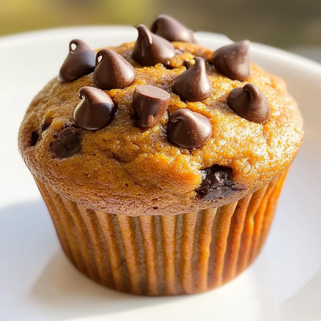 Pumpkin Chocolate Chip Muffins