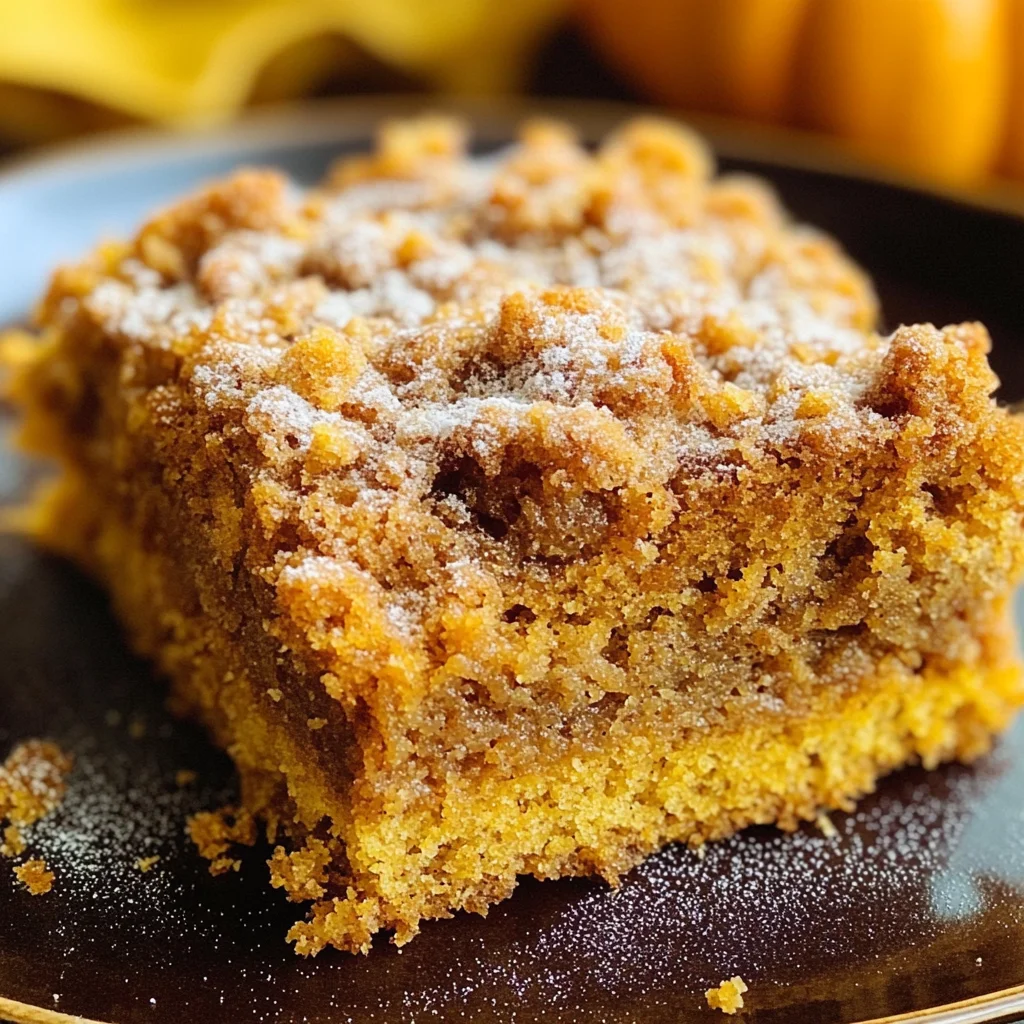 Pumpkin Coffee Cake