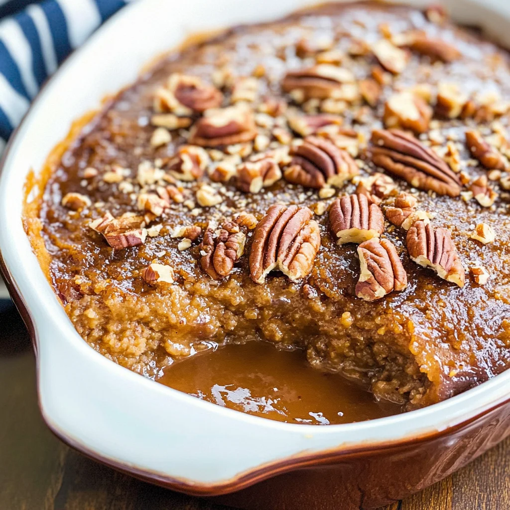 Pumpkin Pecan Cobbler