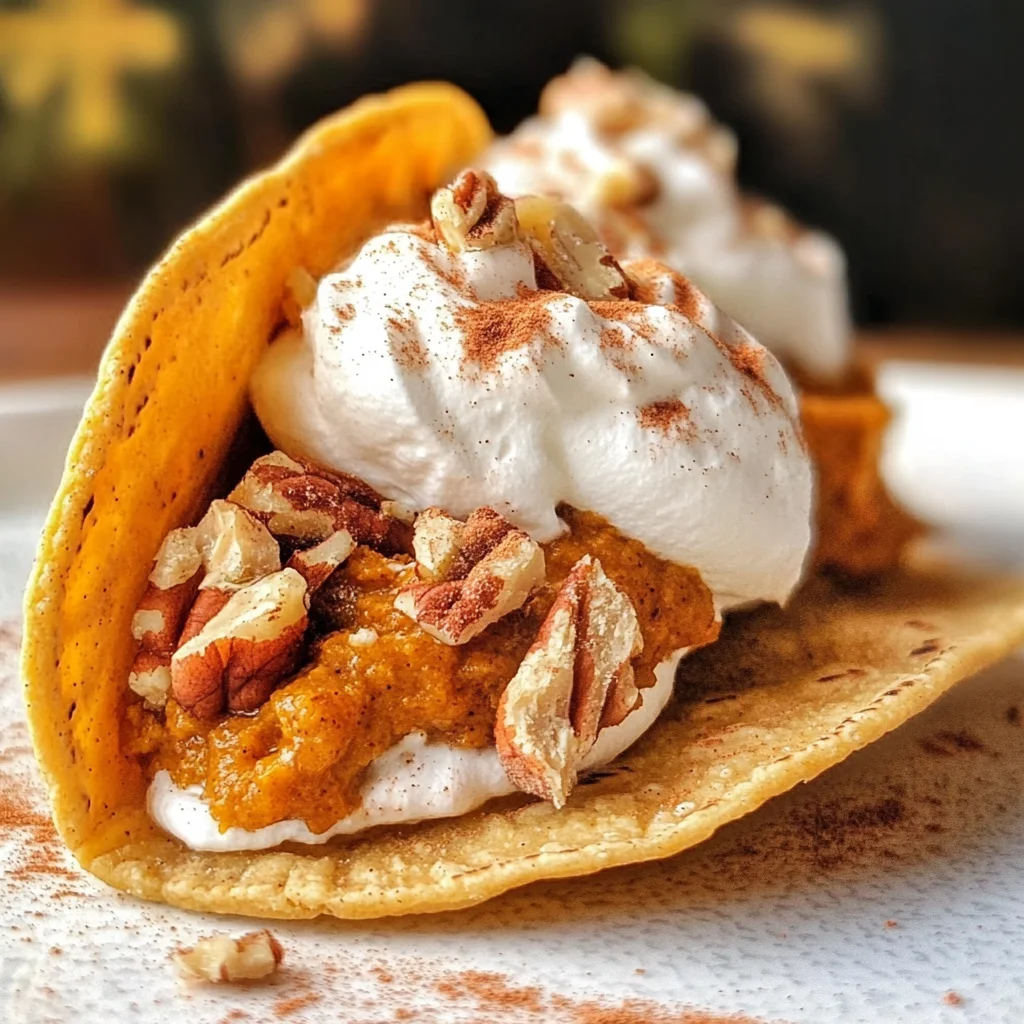 Pumpkin Pie Tacos
