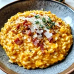 Pumpkin Risotto with Bacon & Parmesan