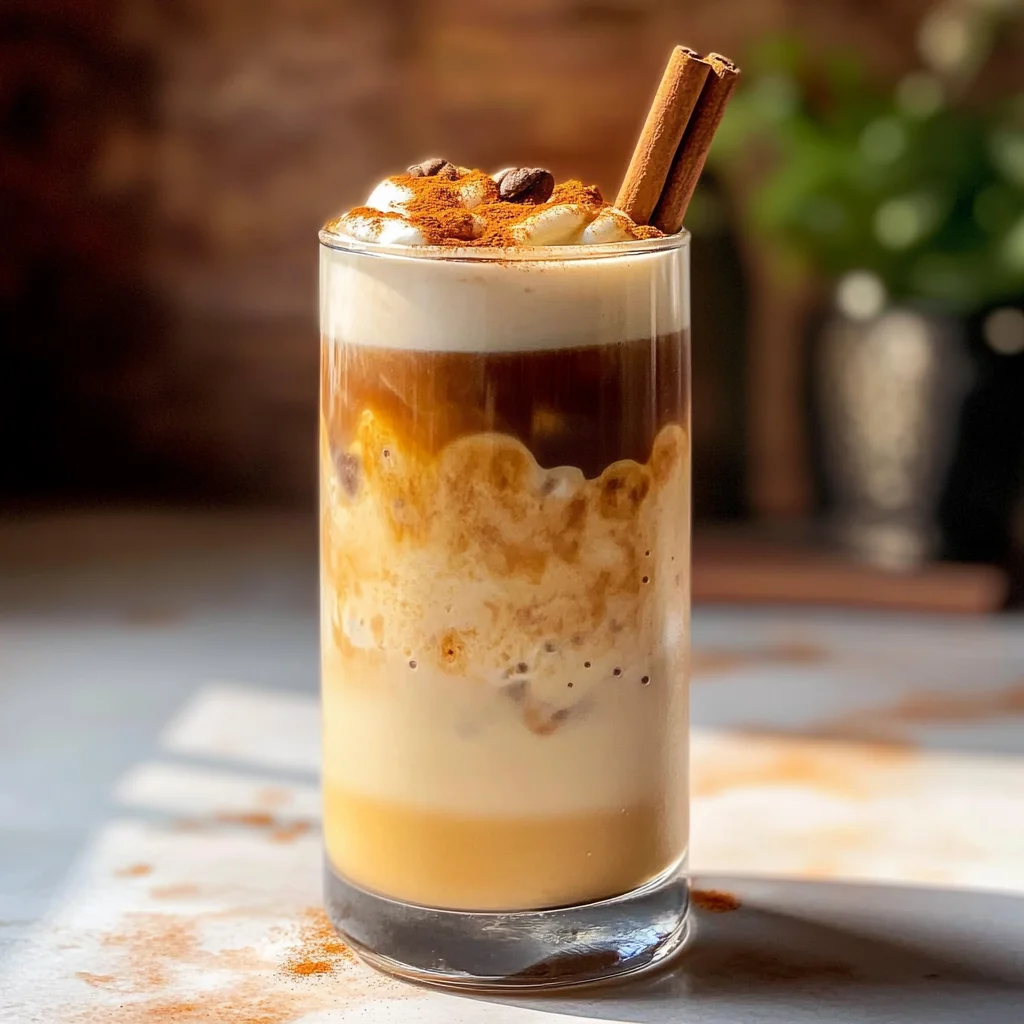 Pumpkin Spice Brown Sugar Shaken Espresso