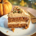 Pumpkin Spice Cake with Brown Sugar Cream Cheese Frosting