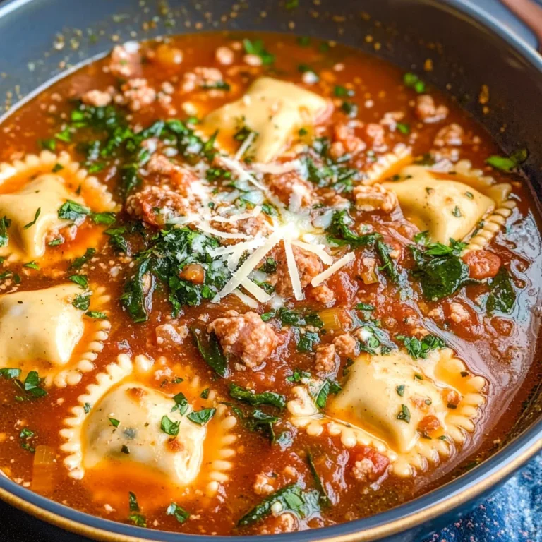Ravioli Soup