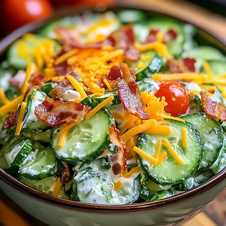 Refreshing Cucumber Ranch Crack Salad Recipe