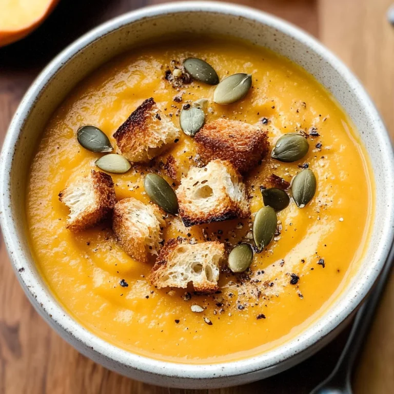 Roasted Butternut Squash Soup Recipe