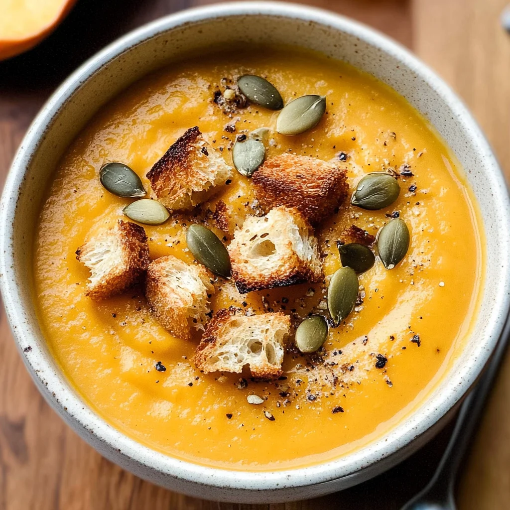 Roasted Butternut Squash Soup Recipe