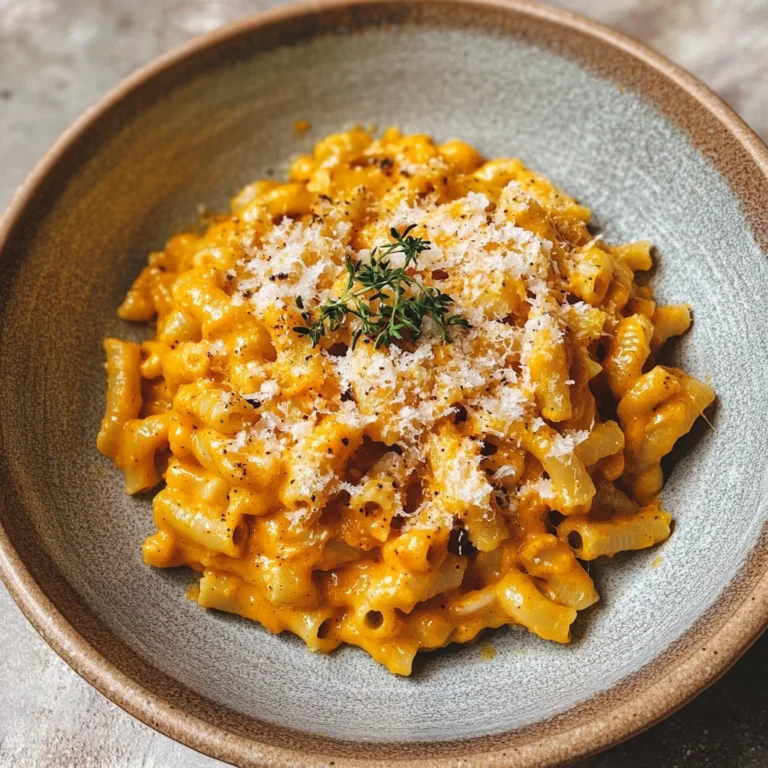 Roasted Pumpkin and Garlic Pasta