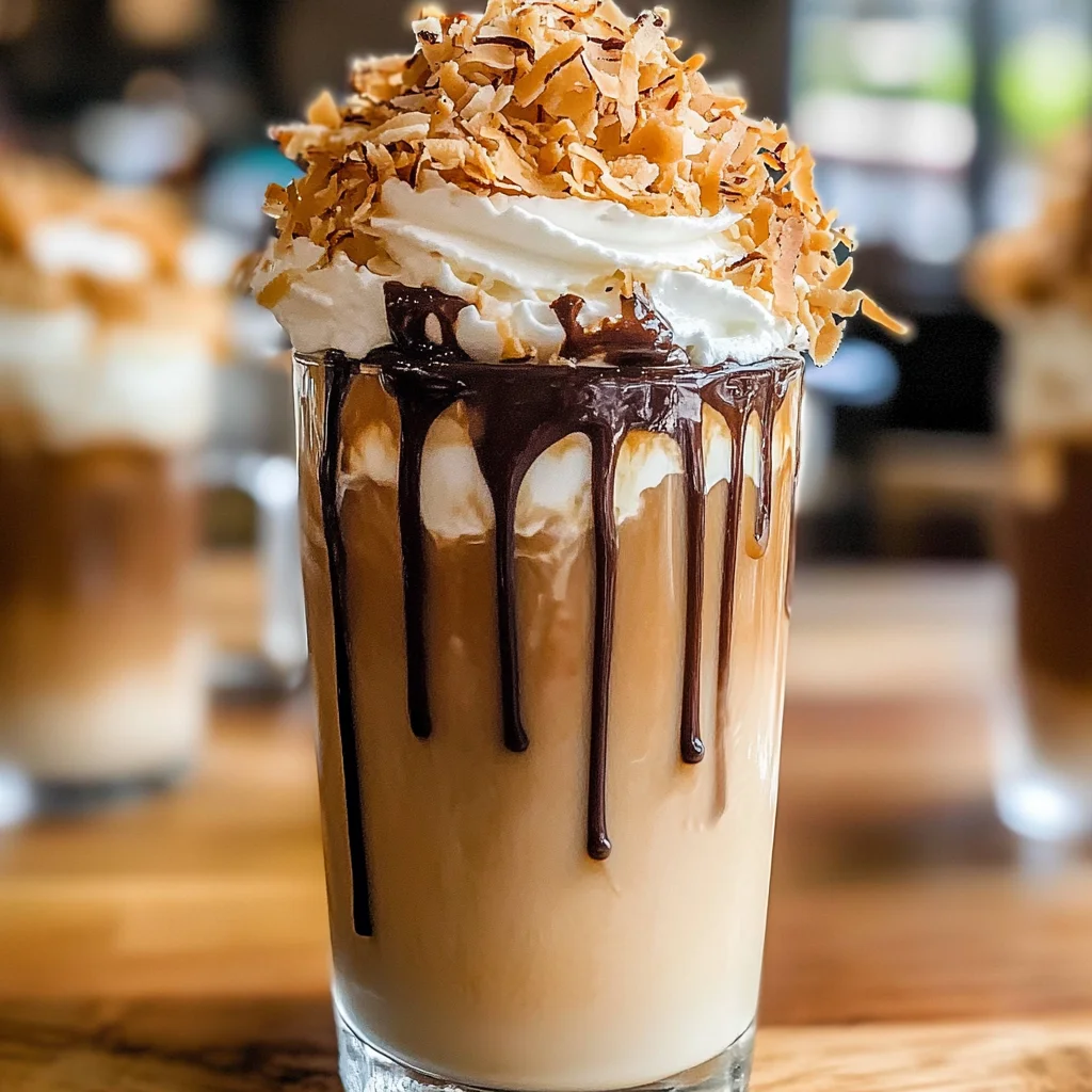 Samoas Iced Coffee