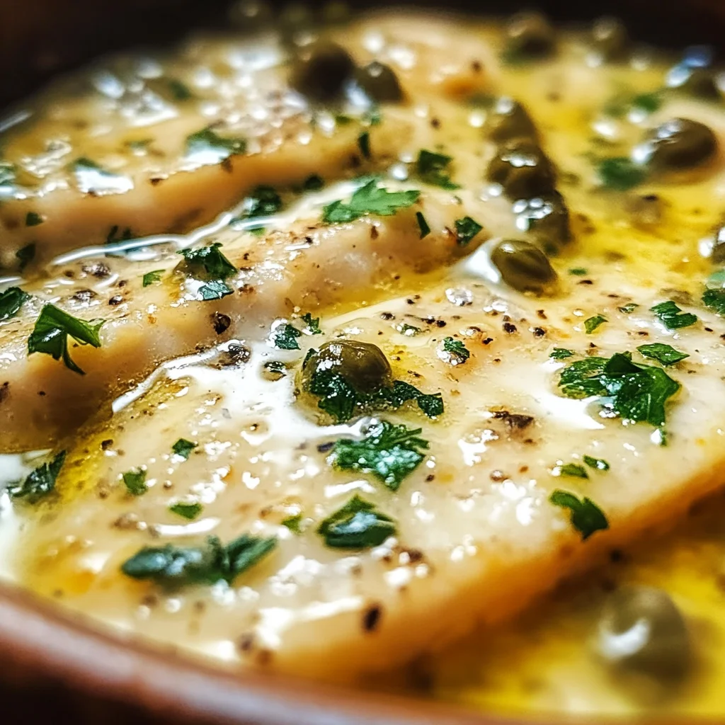 Simple Lemon Caper Sauce