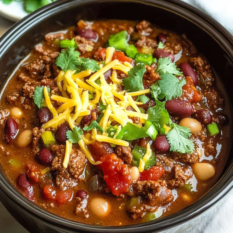 Slow Cooker Chili Con Carne