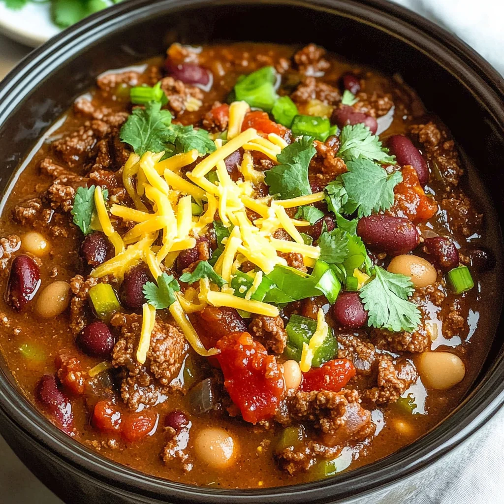 Slow Cooker Chili Con Carne