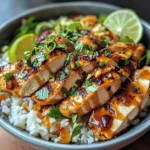 Spicy Maple Chicken with Coconut Rice