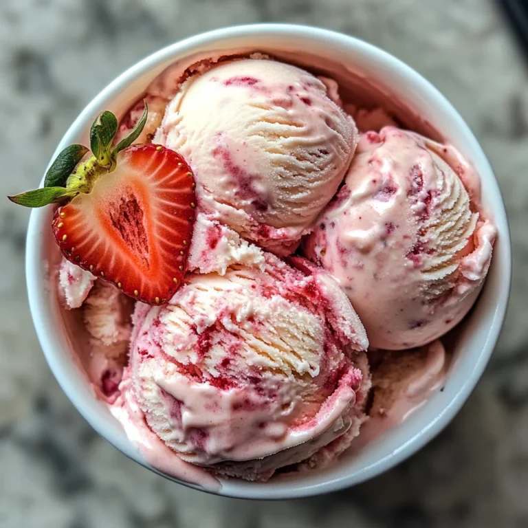 Strawberry Coconut Ice Cream