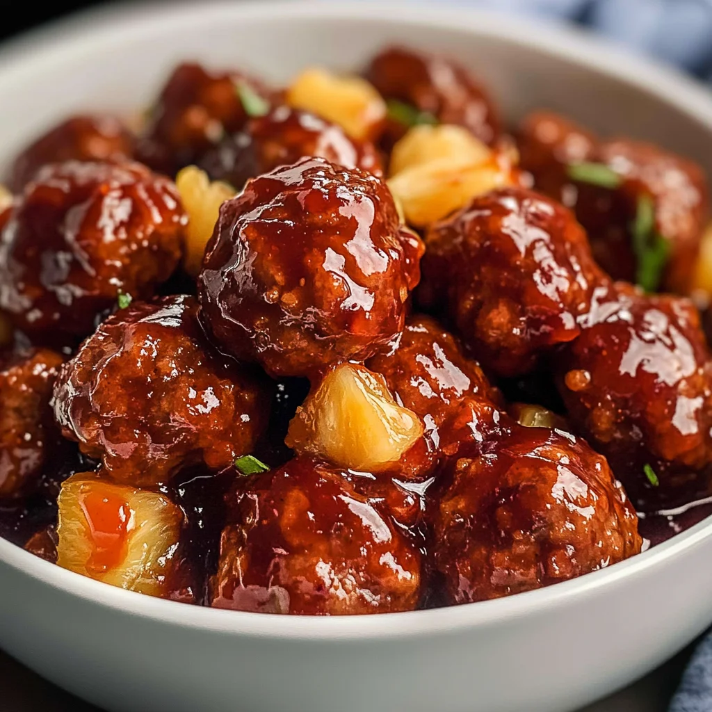 Sweet chili Meatballs Crockpot Recipe