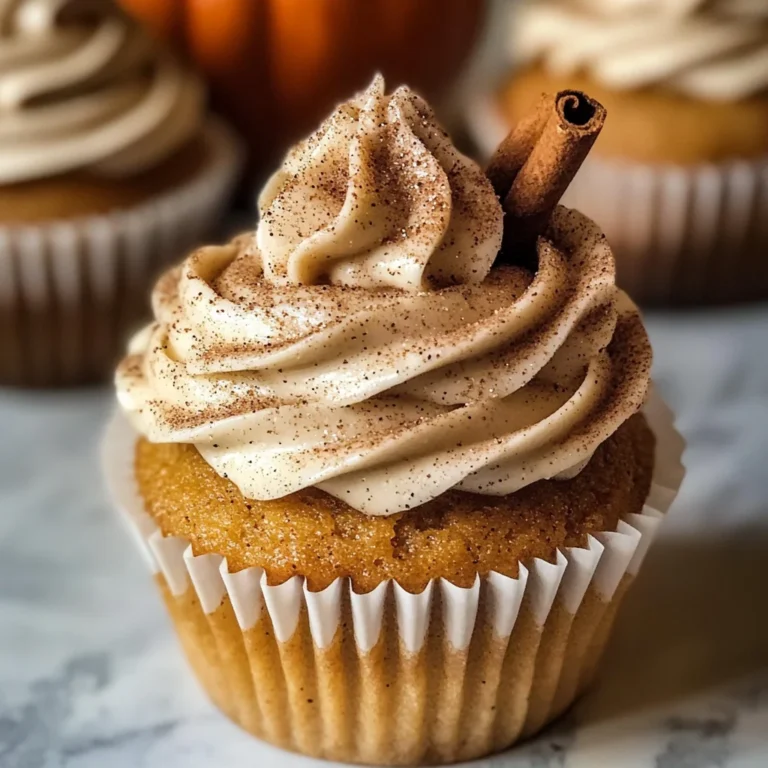 Vanilla Chai Pumpkin Latte Cupcakes with Cinnamon Brown Sugar Frosting