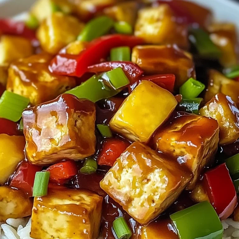 Vegan Pineapple Tofu