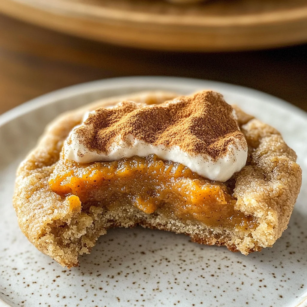 Vegan Pumpkin Pie Cookies